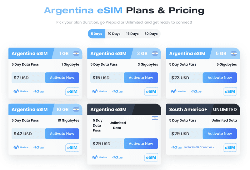 Maya eSIM Buenos Aires Airport SIM Card