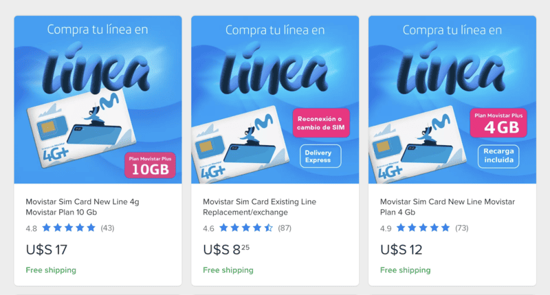 Movistar Venezuela, Venezuela SIM Card, Venezuela Airport SIM Card, Caracas Airport SIM Card