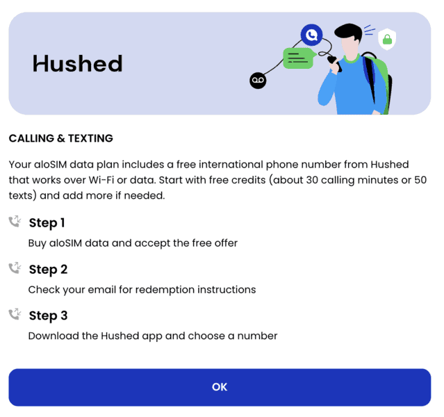 Alosim eSIM with Phone Number for Albania using Hushed