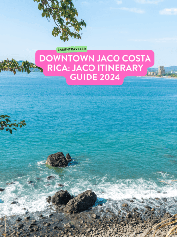 Downtown Jaco Costa Rica: Jaco Itinerary Guide 2024