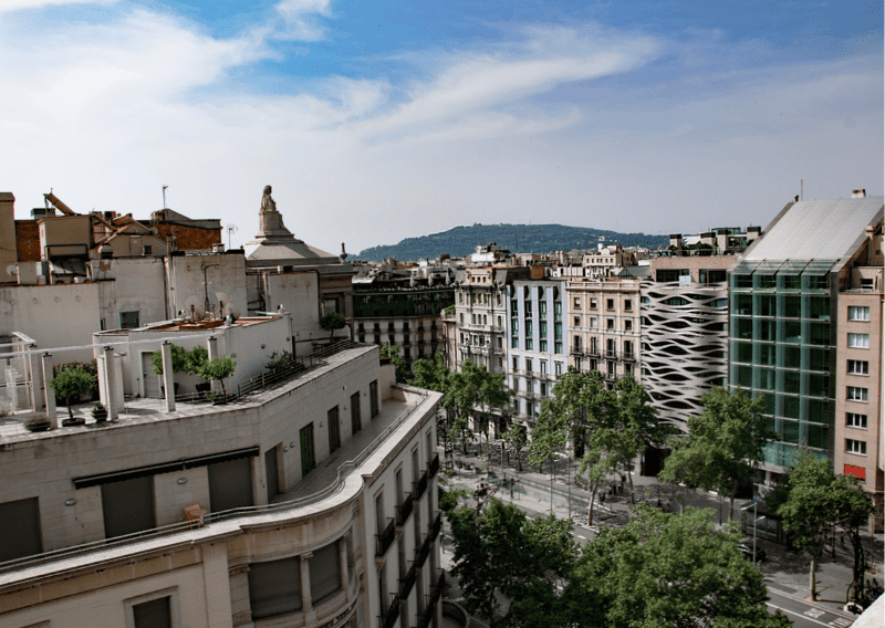View of Passeig de Gràcia - Barcelona Itinerary 4 Days - 4 Day Barcelona Itinerary - 4 Days in Barcelona - What to Do in Barcelona in 4 Days
