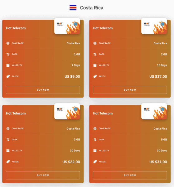 Airalo Costa Rica eSIM Airalo vs GigSky