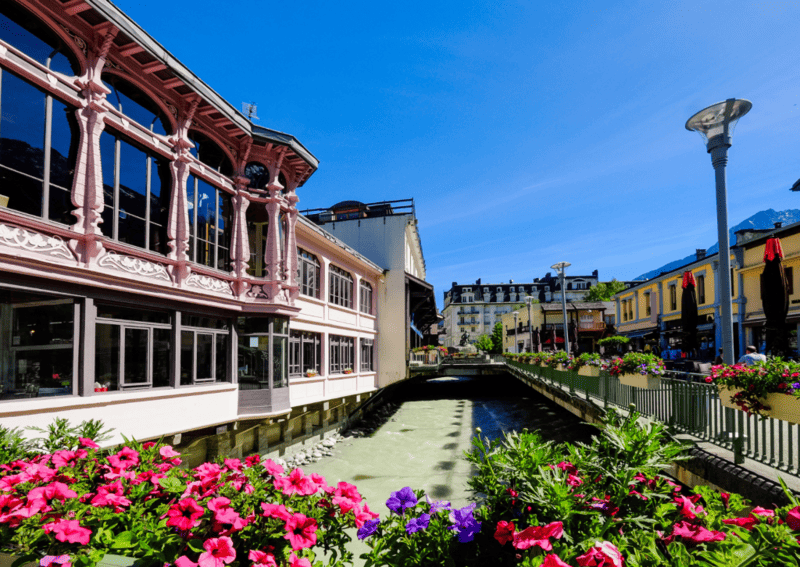 Downtown Chamonix France in Summer France and Switzerland Itinerary 14 Days