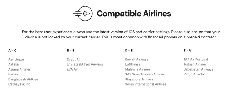 GigSky in flight data eSIM Plan Airalo or GigSky Airali vs GigSky Holafy vs Gigsky