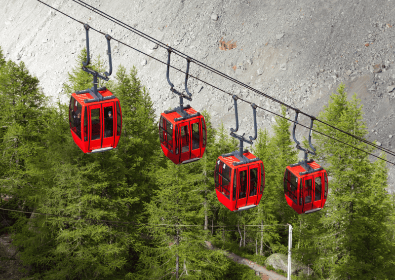 Mer de Glace glacier Cable Car - France and Switzerland Itinerary 14 Days 