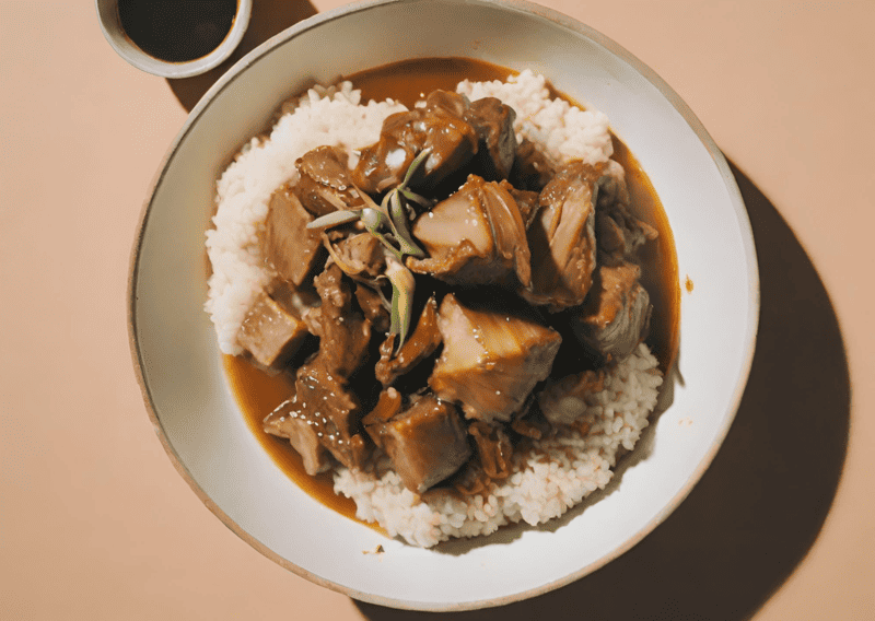 Of course we have some Filipino food favorites like the adobo when comparing Thailand vs Philippines