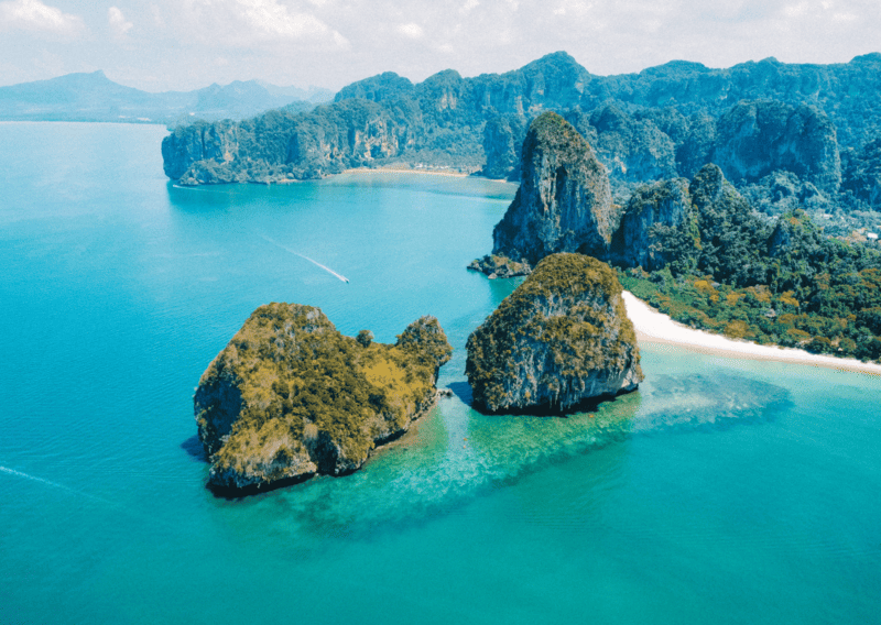 Phranang, Krabi Beach in Thailand - Thailand vs Philippines