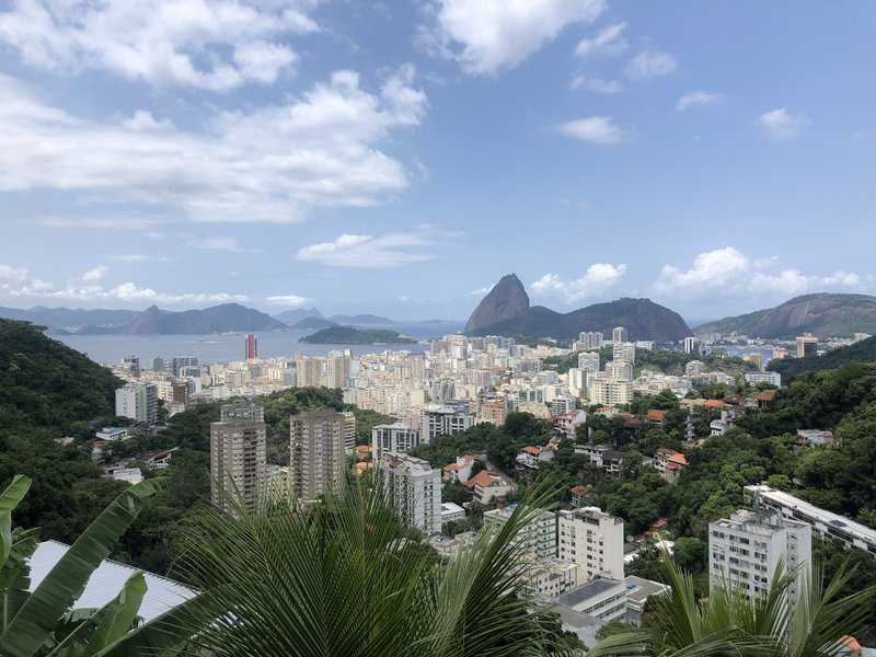 Views of Rio de Janeiro from a favella in RIo ede Janeiro