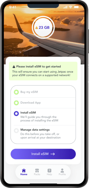 Easy Installation of Jetpac eSIM - Jetpac vs Airalo, Airalo vs Jetpac