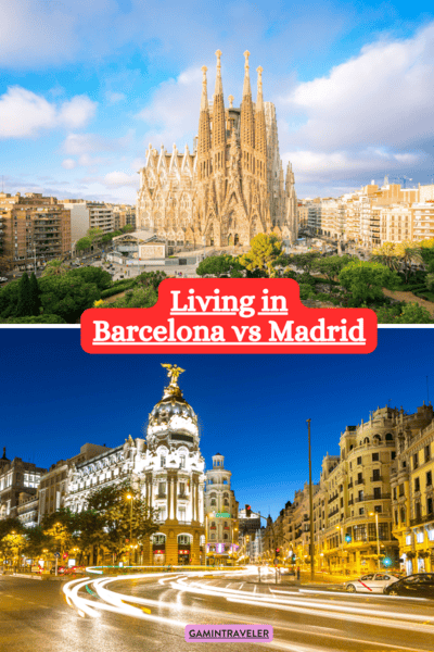 living in Barcelona vs Living in Madrid