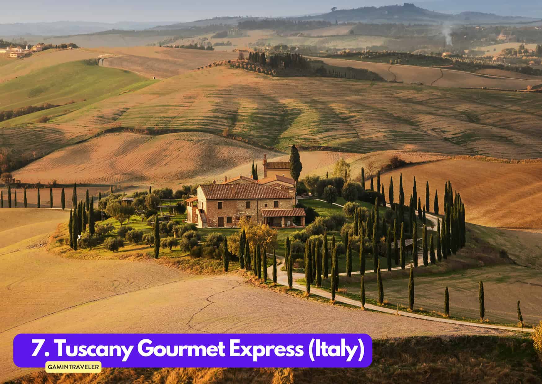 7. Tuscany Gourmet Express Italy Summer Train Journeys in Europe
