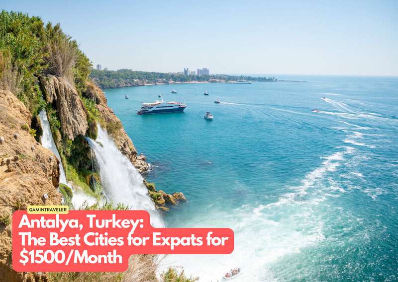 a waterfall and a body of water