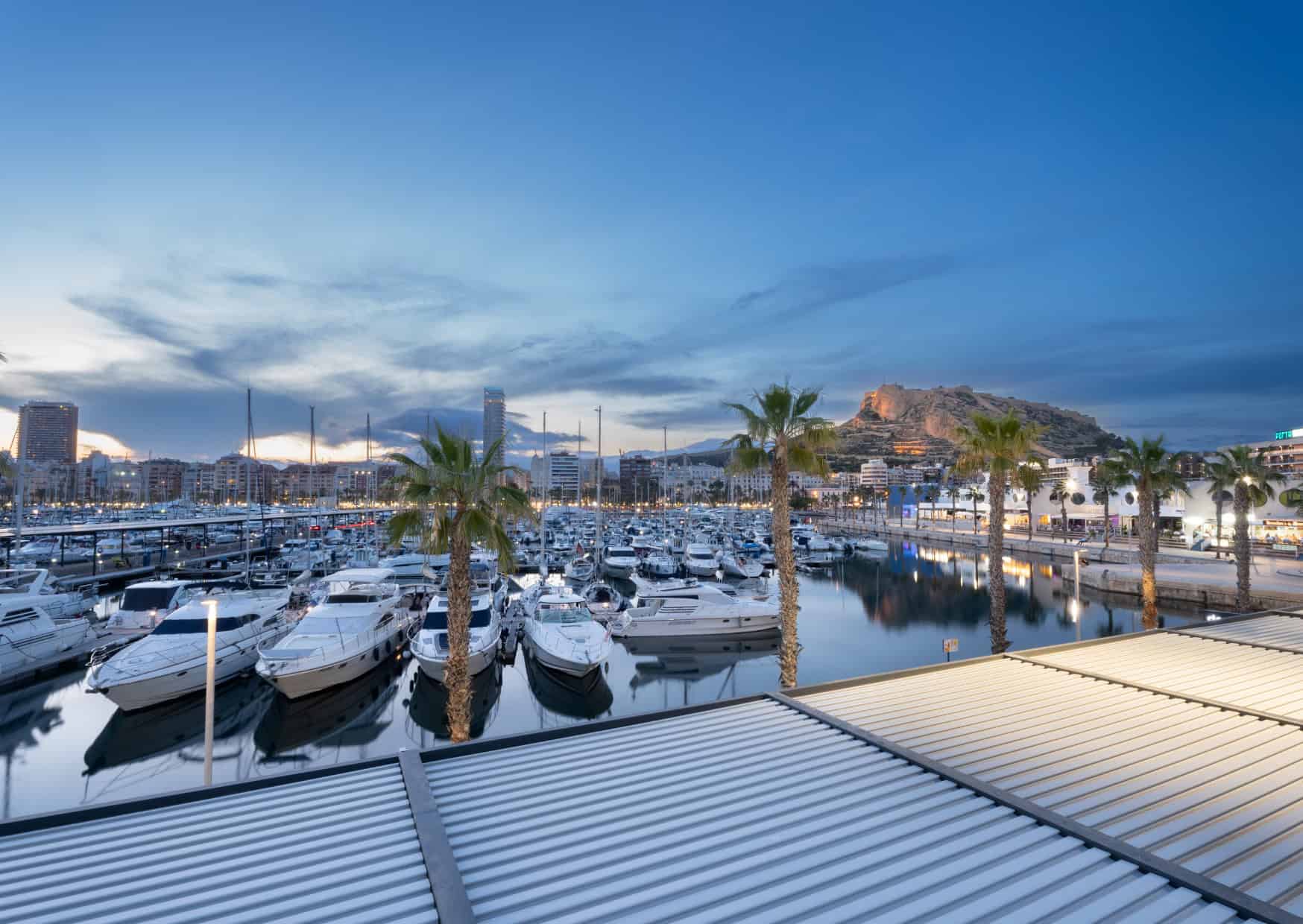 The port in Alicante | Malaga vs Alicante 