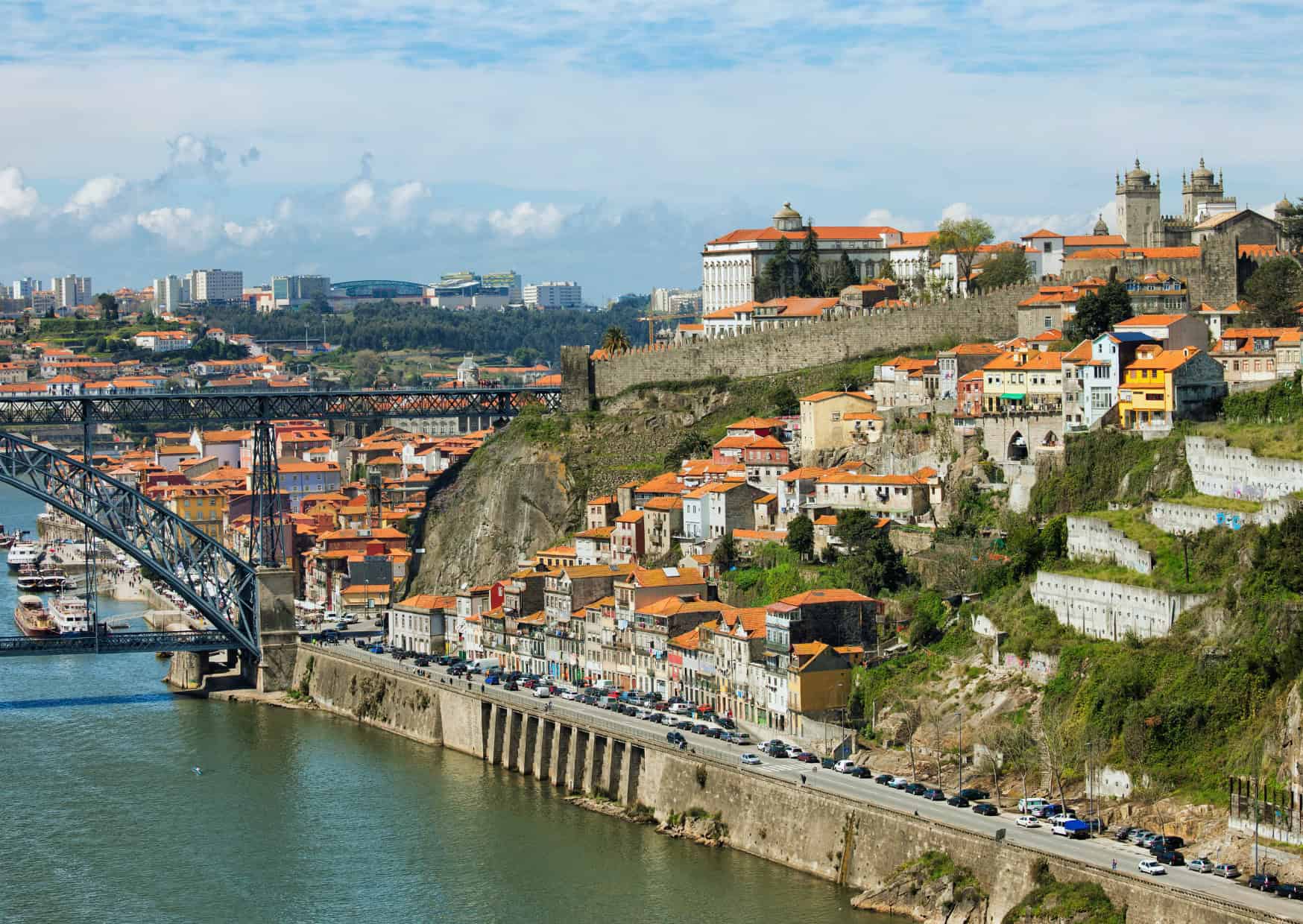 Cityscape views in Porto Portugal