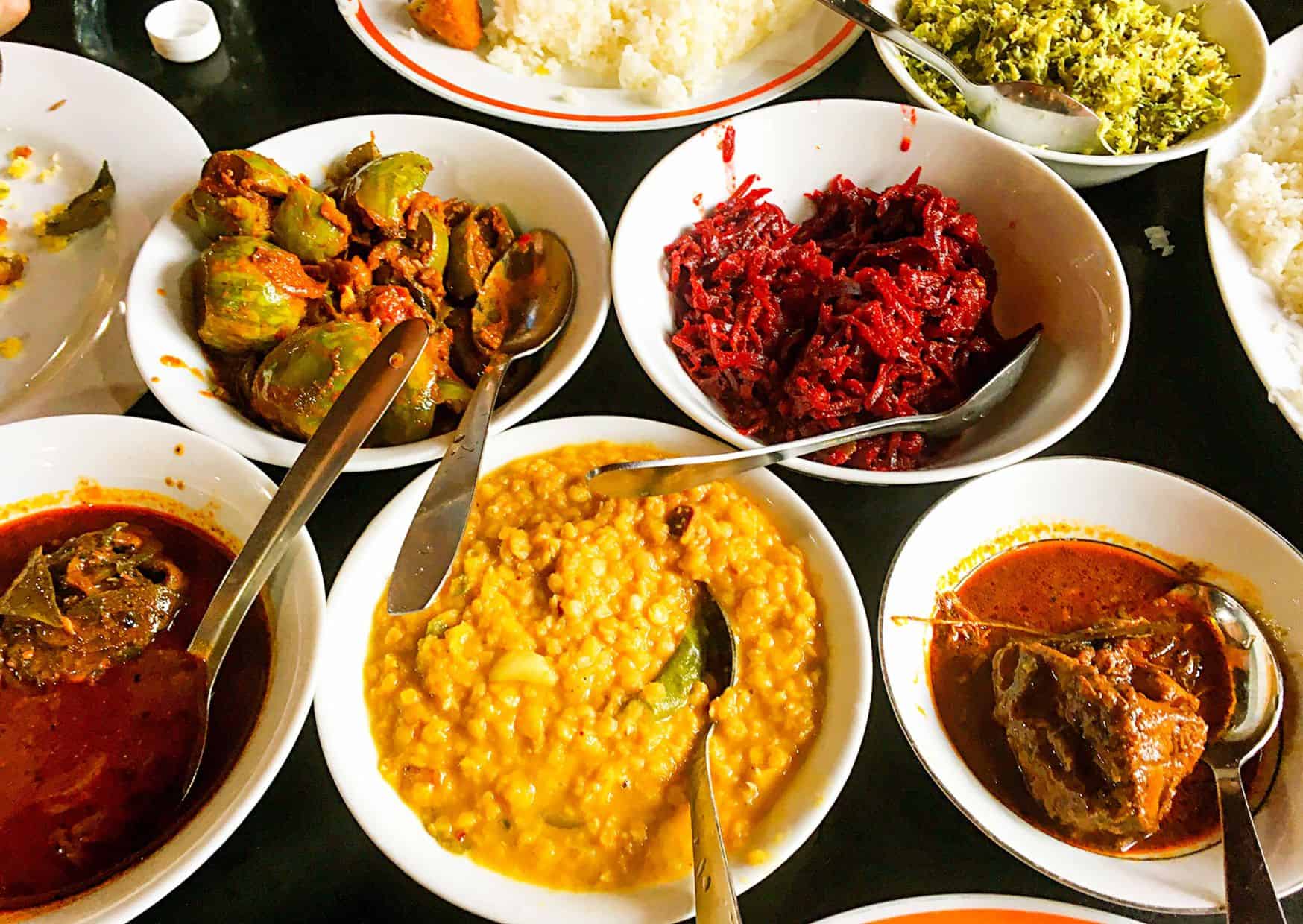 Most Popular Food in Sri Lanka: Rice And Curry
