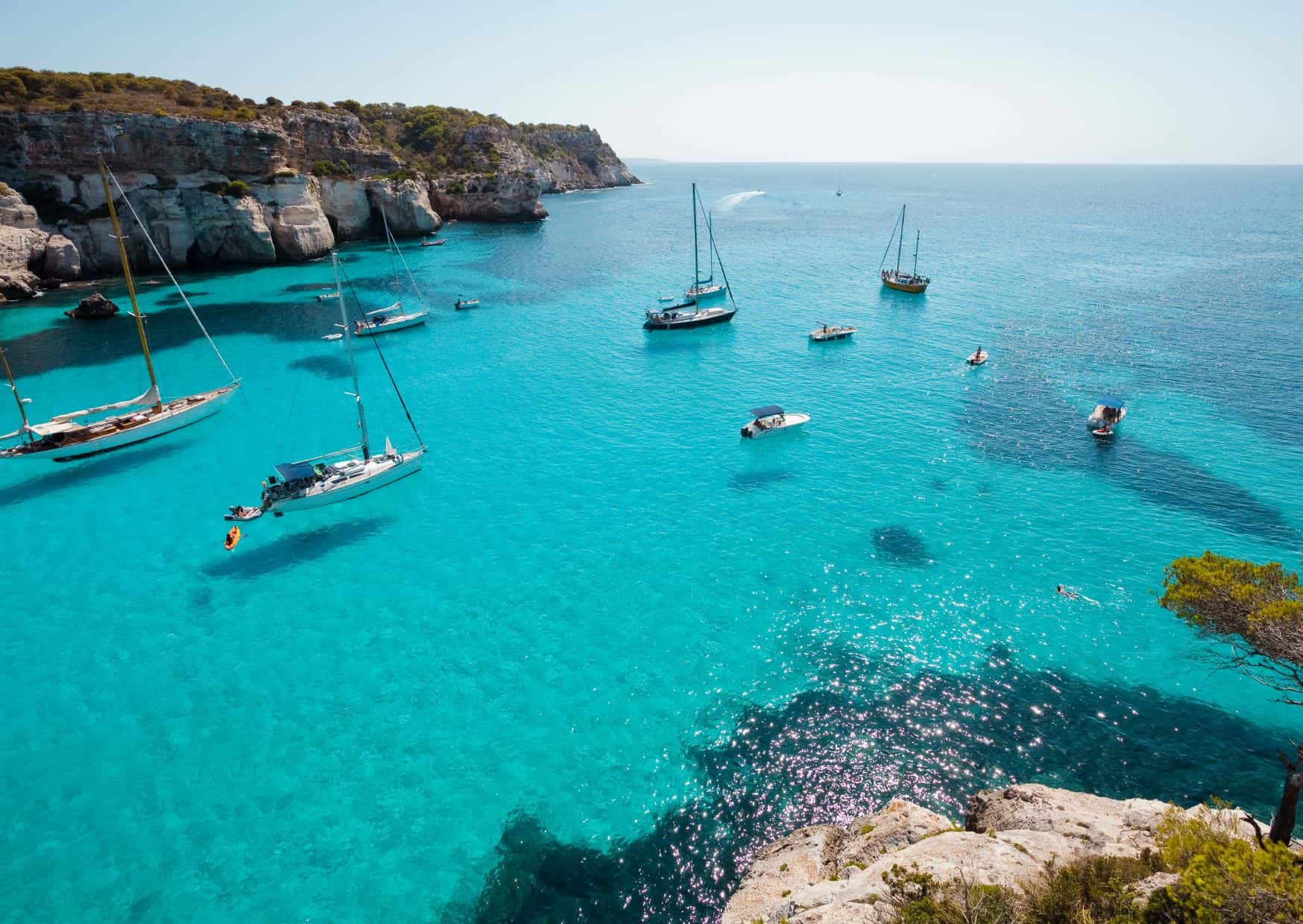 Cala Macarella, 6 Spanish Beaches That Look Like Caribbean Beaches