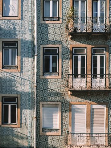 Azulejos in Lisbon Portugal