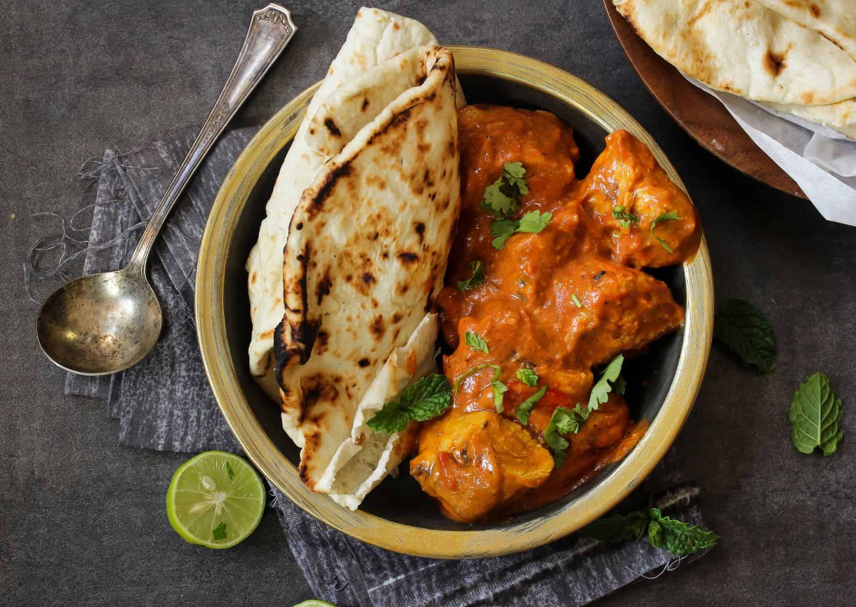 Delicious Recipes to Eat with Naan, Butter Chicken