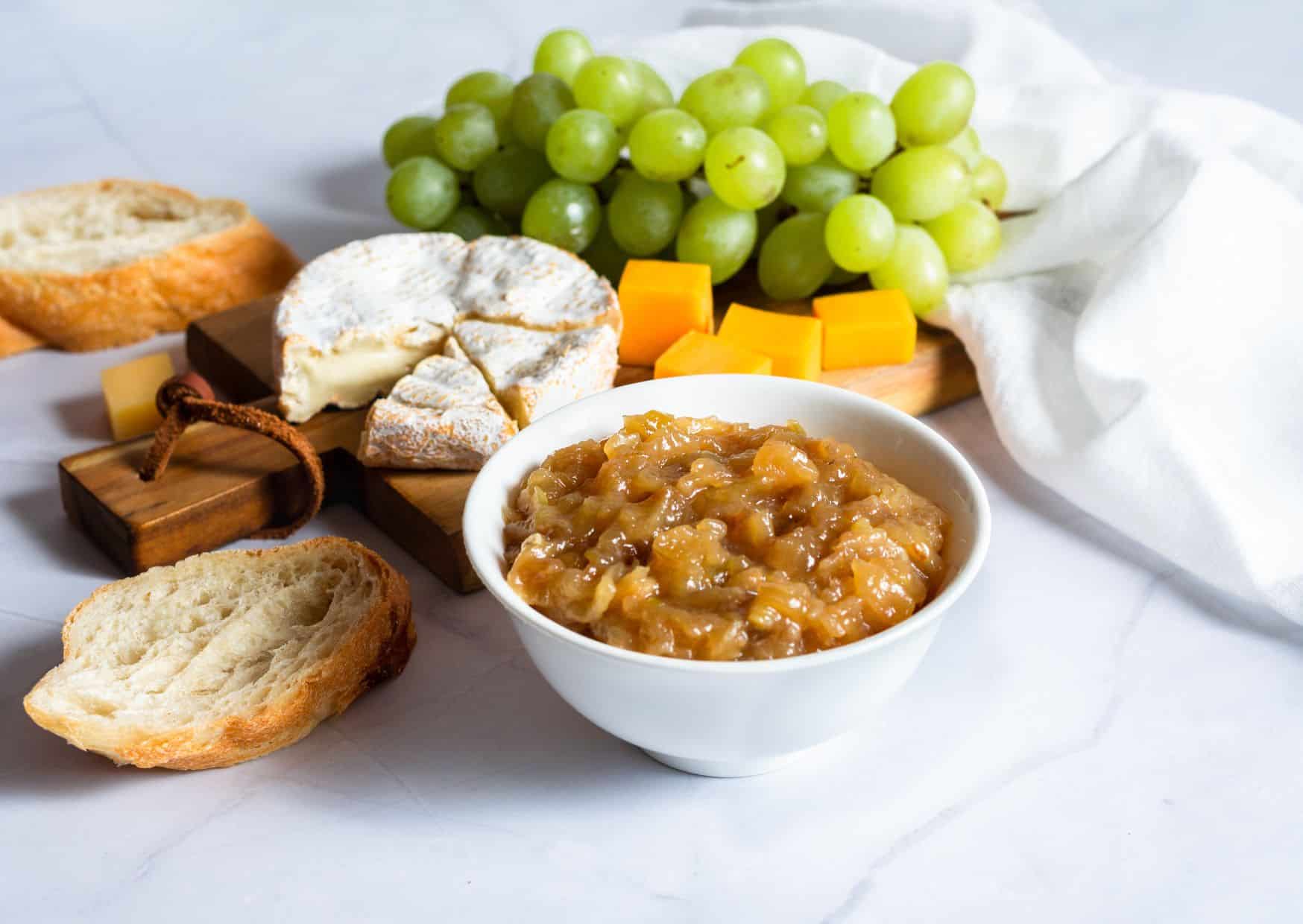 Camembert and Caramelized Onion Tart