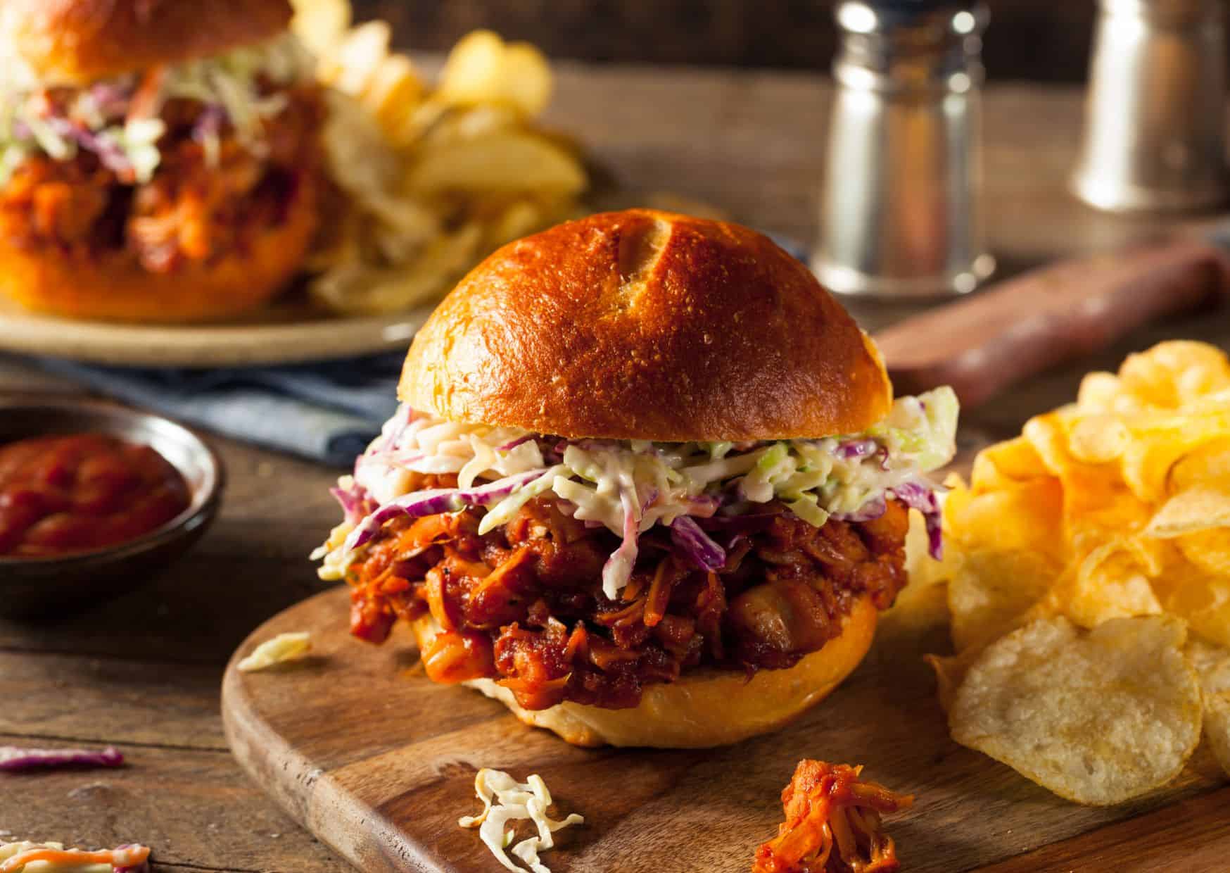 Jackfruit Pulled "Pork" Sandwiches