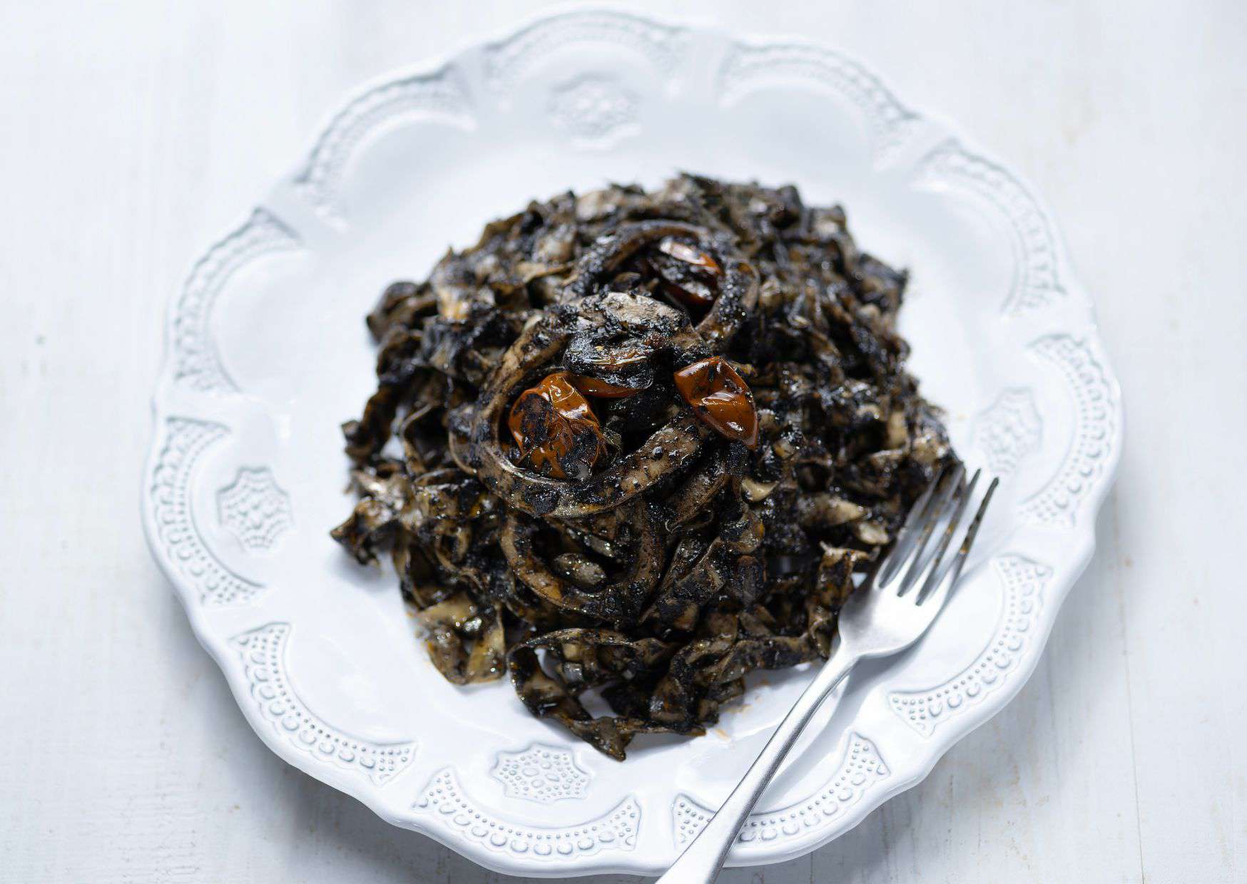 Tagliatelle al Nero di Seppia (Squid Ink Sauce)