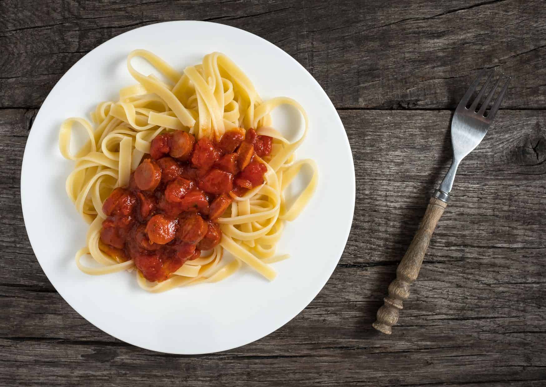 Tagliatelle alla Salsiccia (Sausage Sauce)