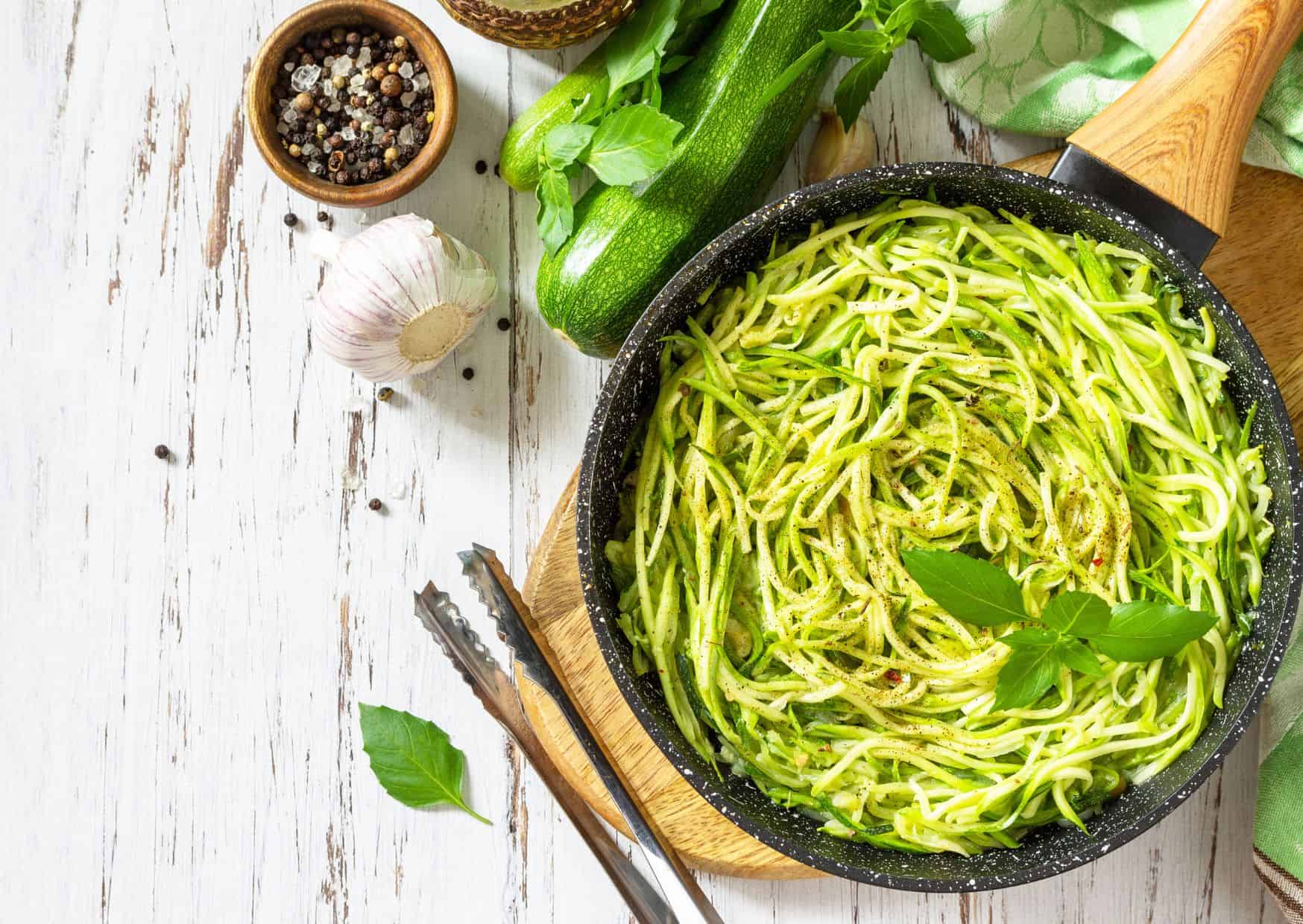 Zucchini Noodles with Pesto