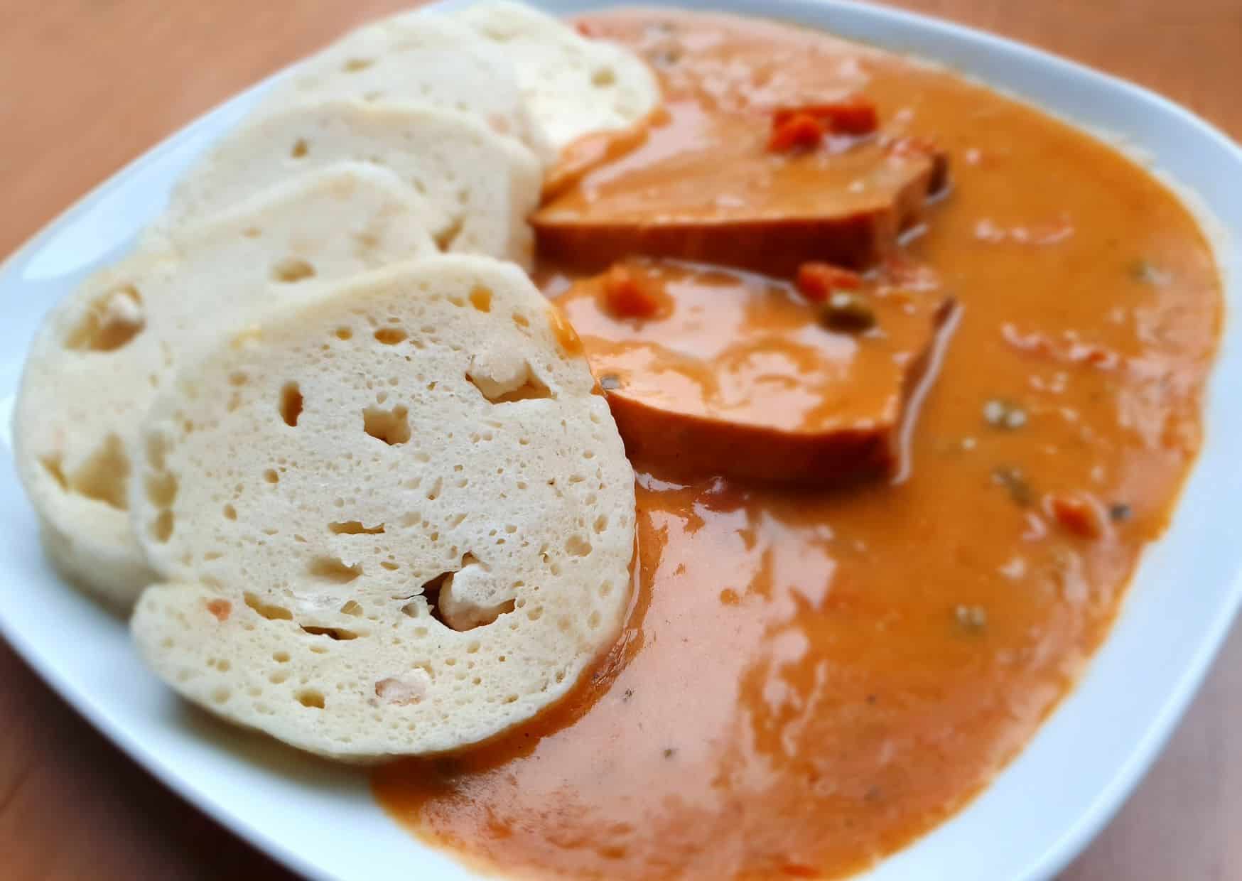 16 Best Food To Try In Christmas Markets 11 Svíčková (Czech Cream Sauce with Dumplings),