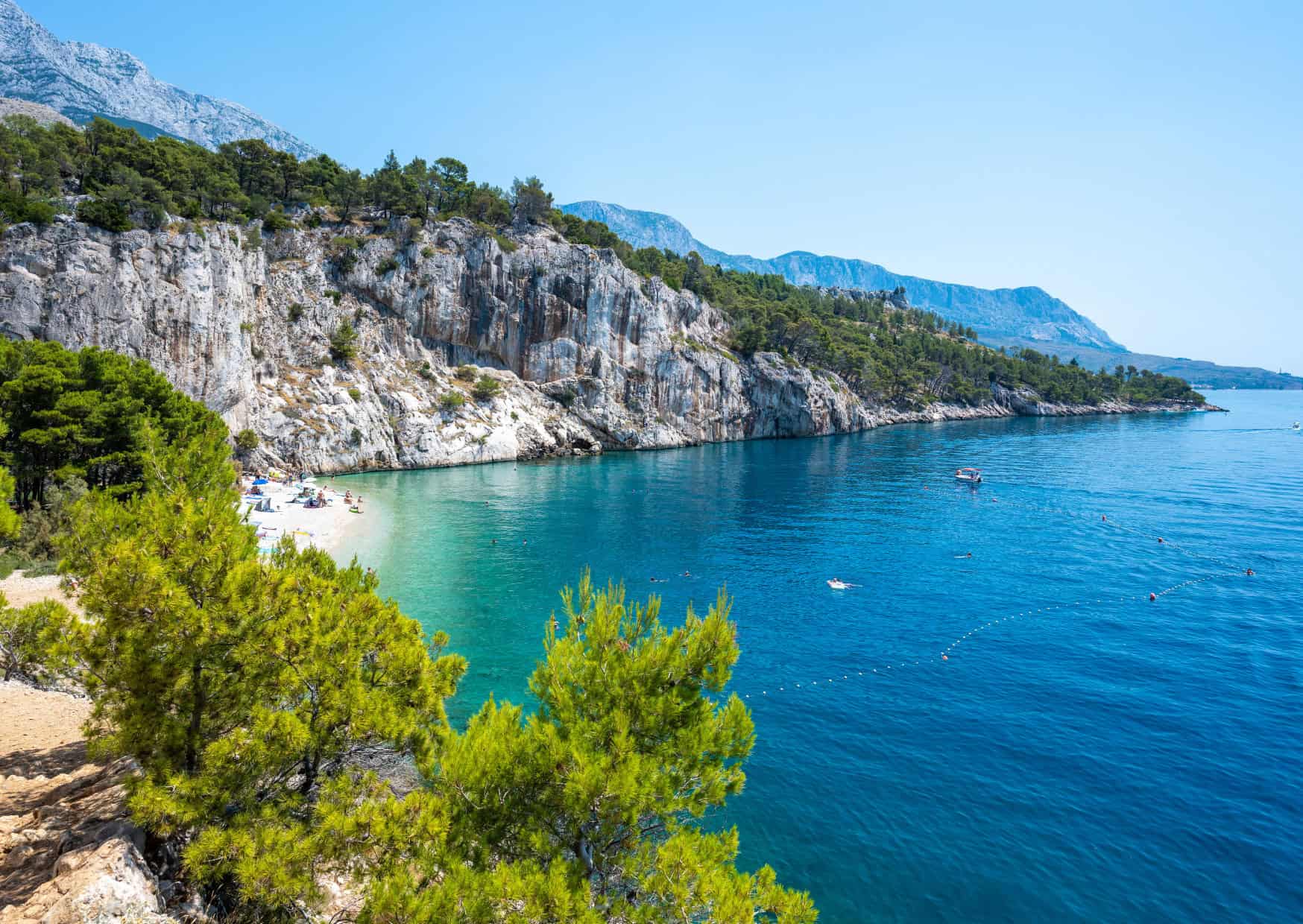 13 ‘Secret’ Offbeat European Beaches You’d Swear Are in the Caribbean 6 Nugal Beach Makarska Riviera Croatia 13 ‘Secret Offbeat European Beaches Youd Swear Are in the Caribbean