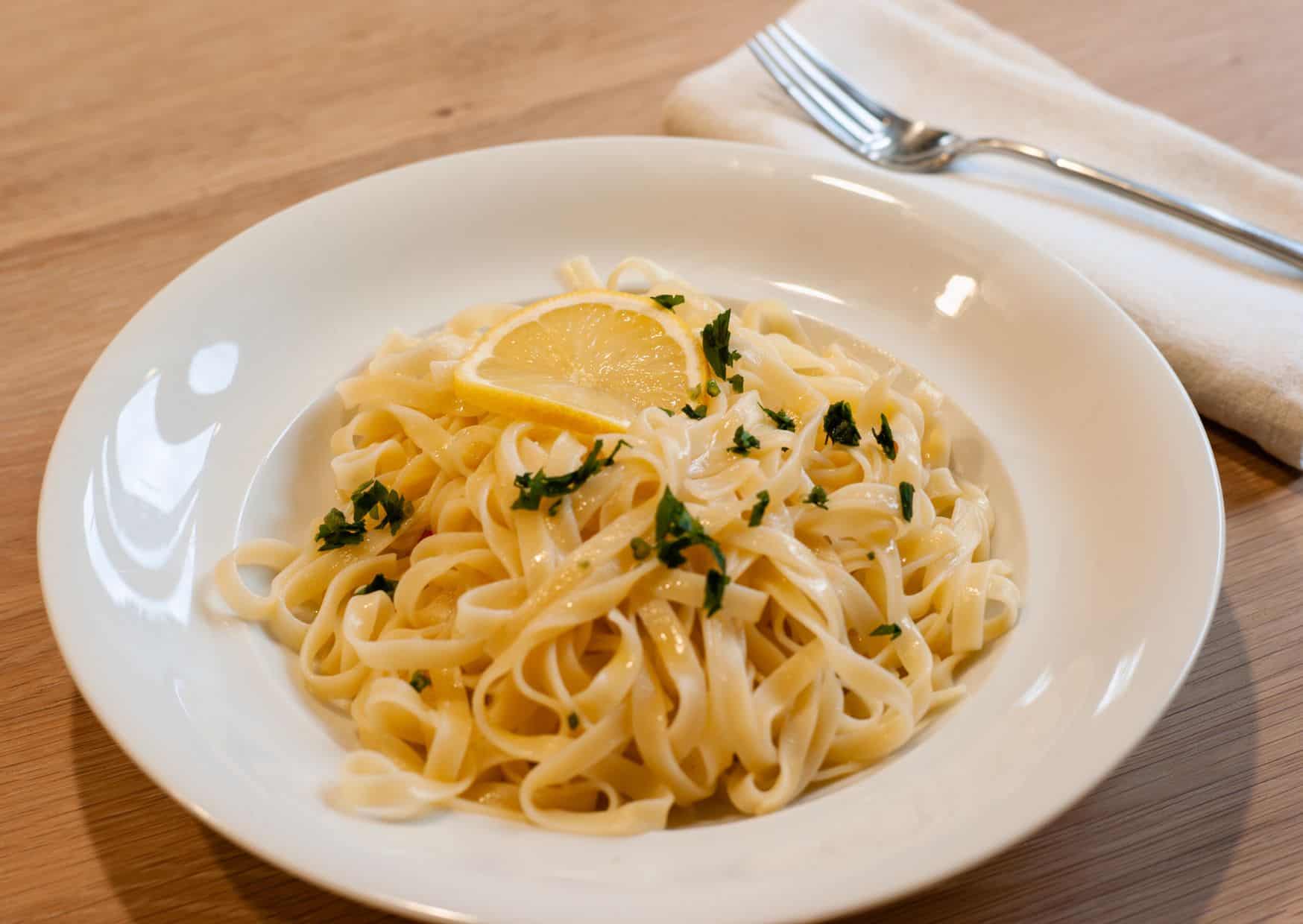 Tagliatelle al Limone Lemon Sauce 2