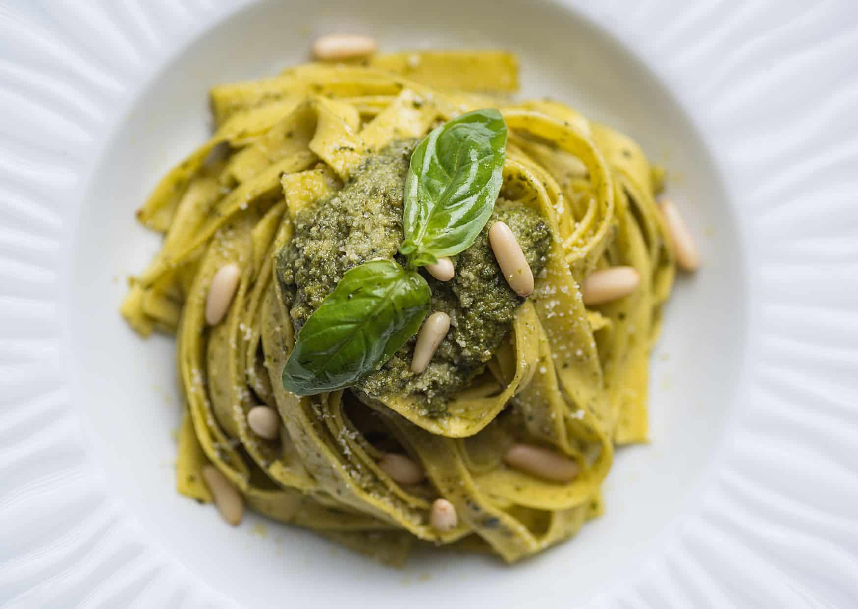Most Delicious Italian Food: How to Make Tagliatelle al Pesto (Recipe Guide)