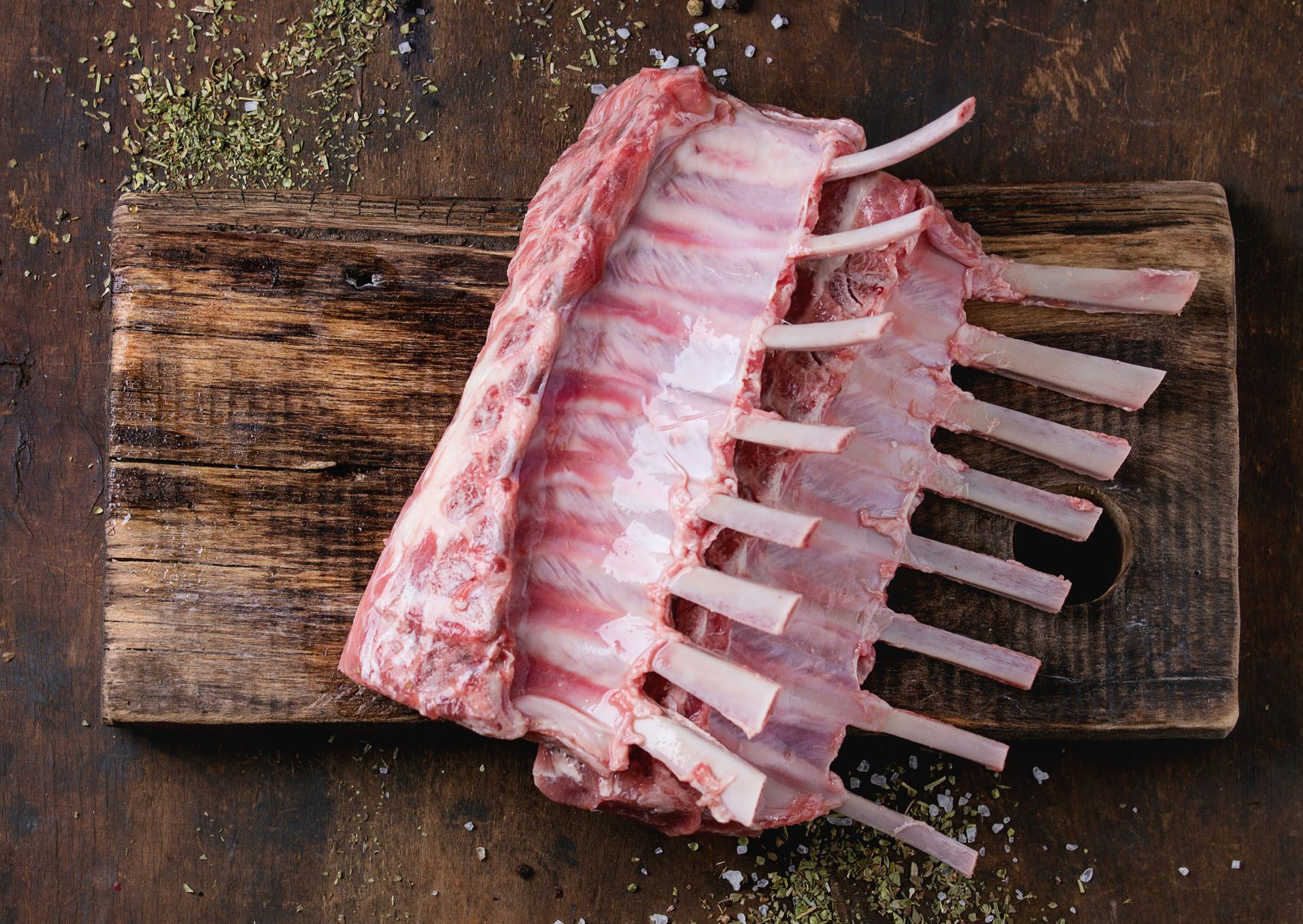 Herb Crusted Rack of Lamb or Lamb Chops 4