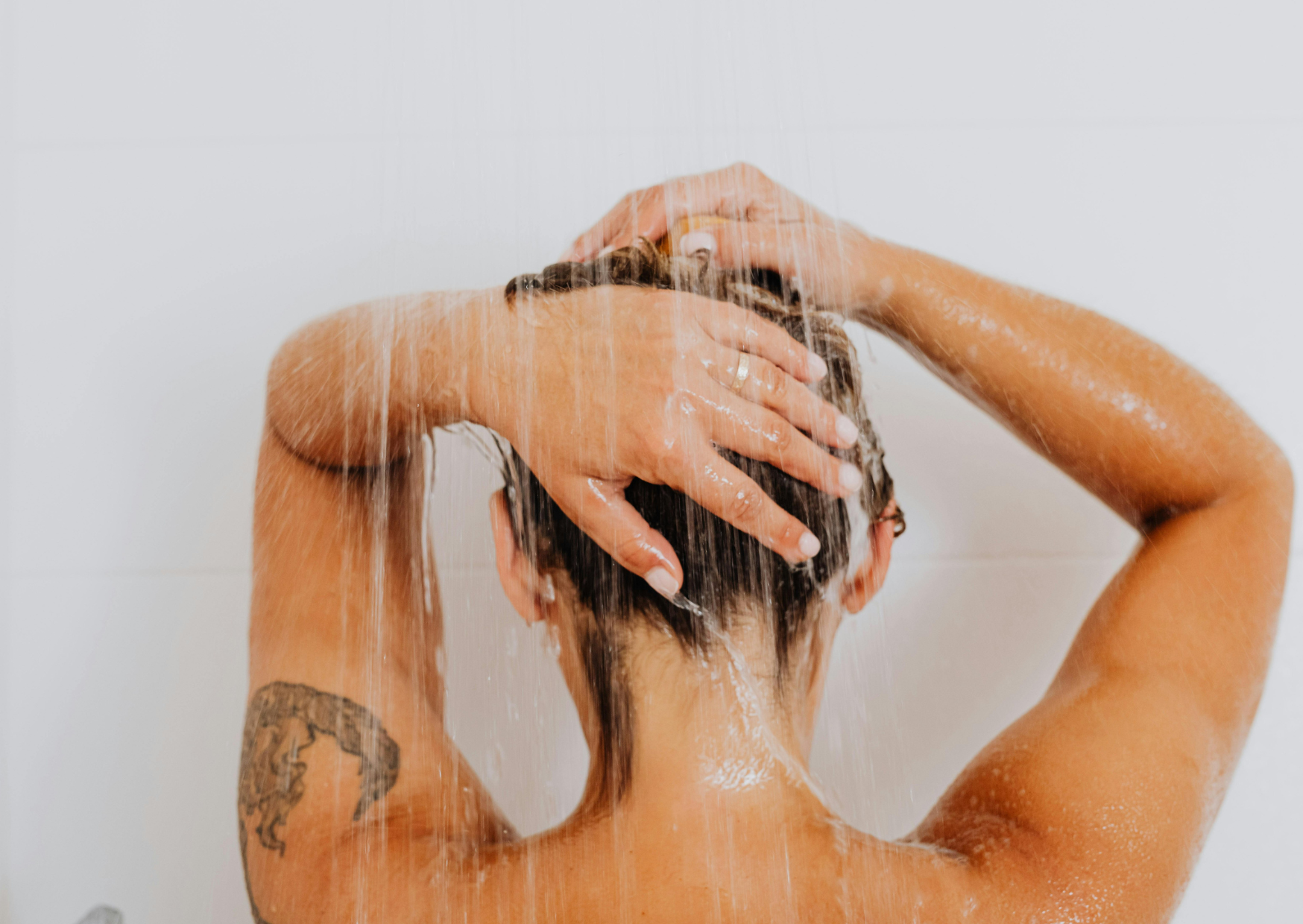 Europeans showering 2