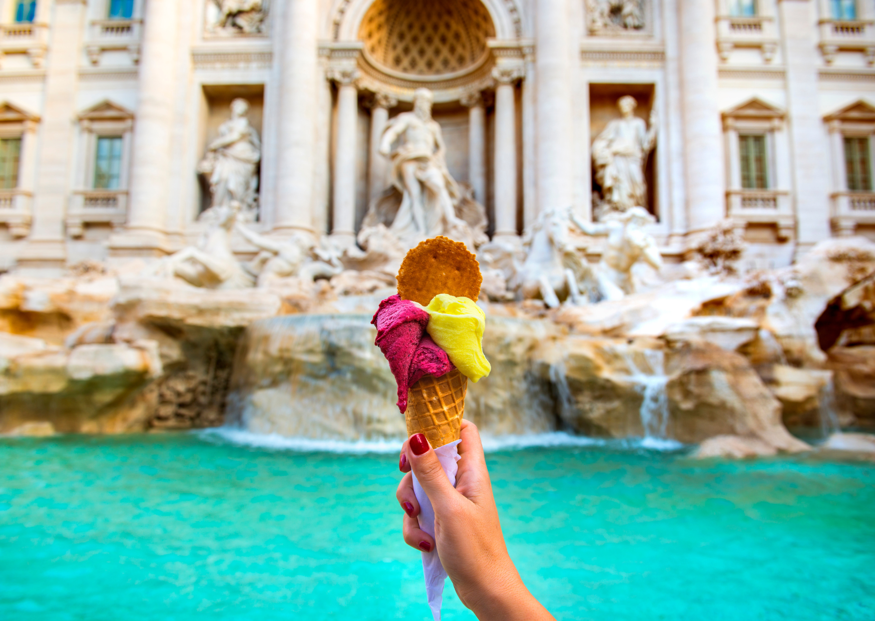 Rome Fountain Photo Angle 6