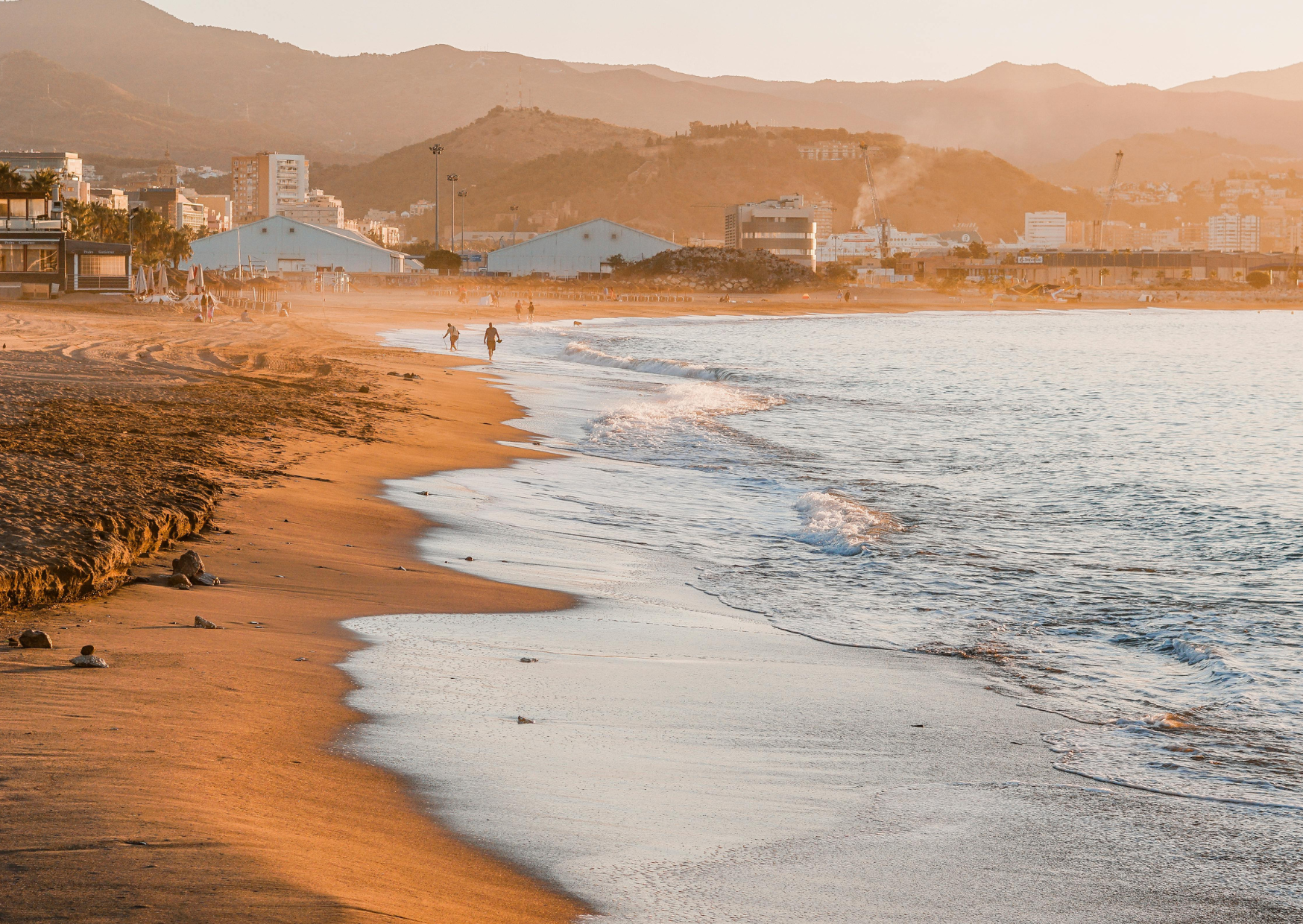 Spanish beaches San Andres Andalusia