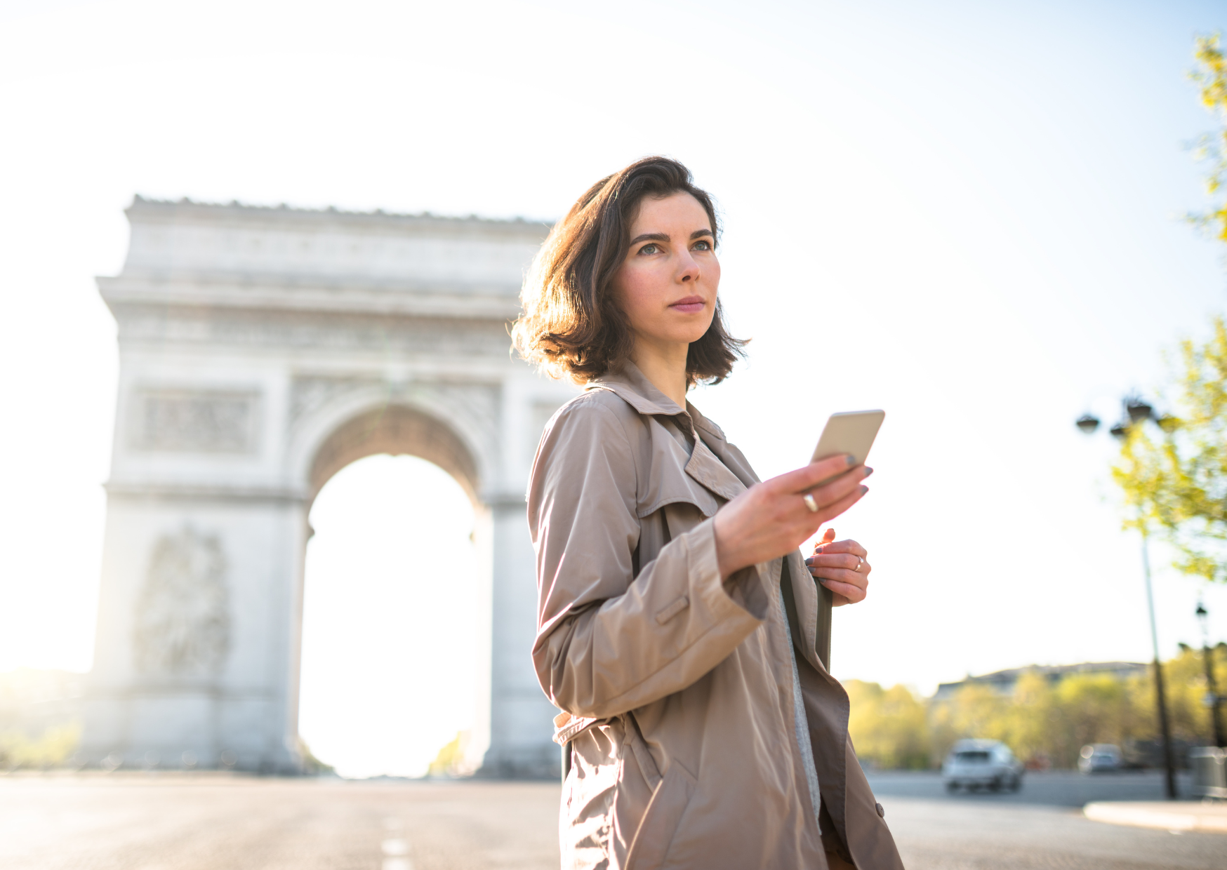French woman texting 5