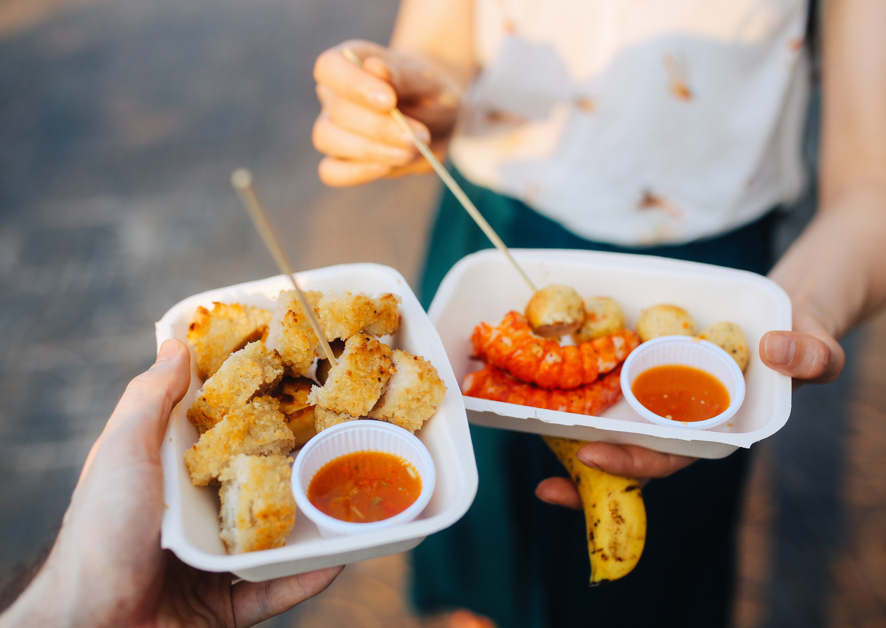 woman eating in Spain 3