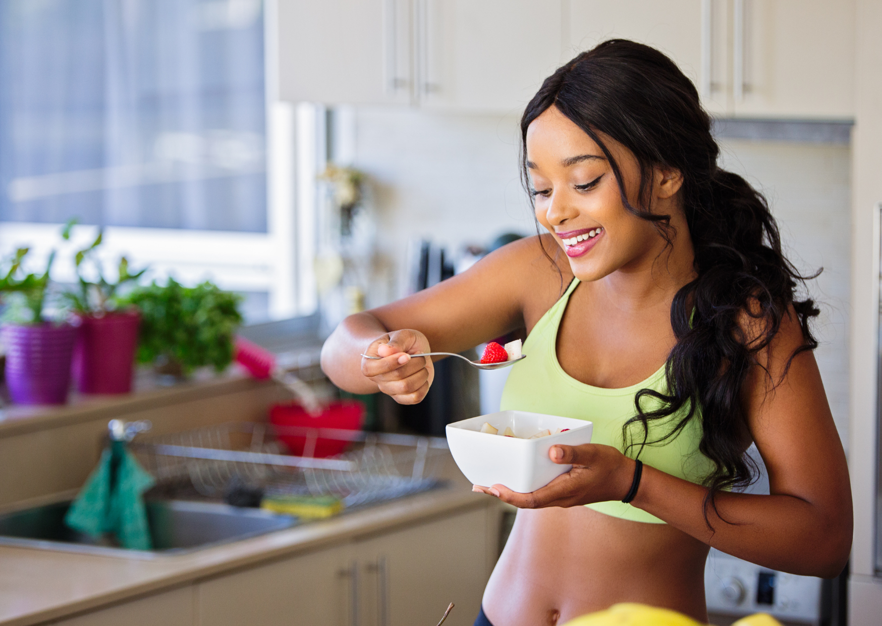 woman eating in Spain 5