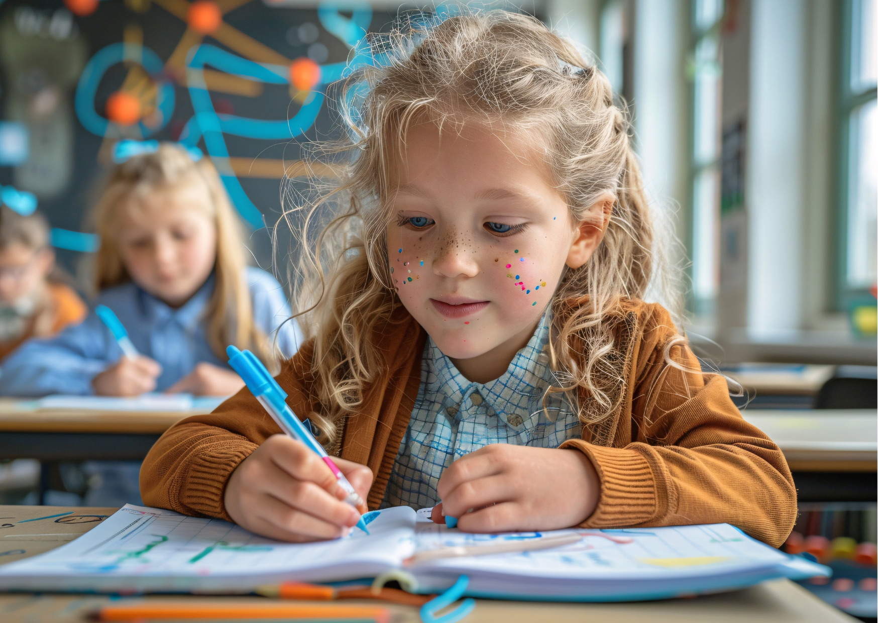 german kids in school