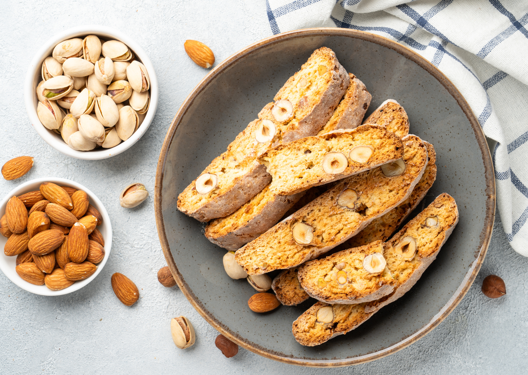 Almond Biscotti Cantucci style Christmas cookies