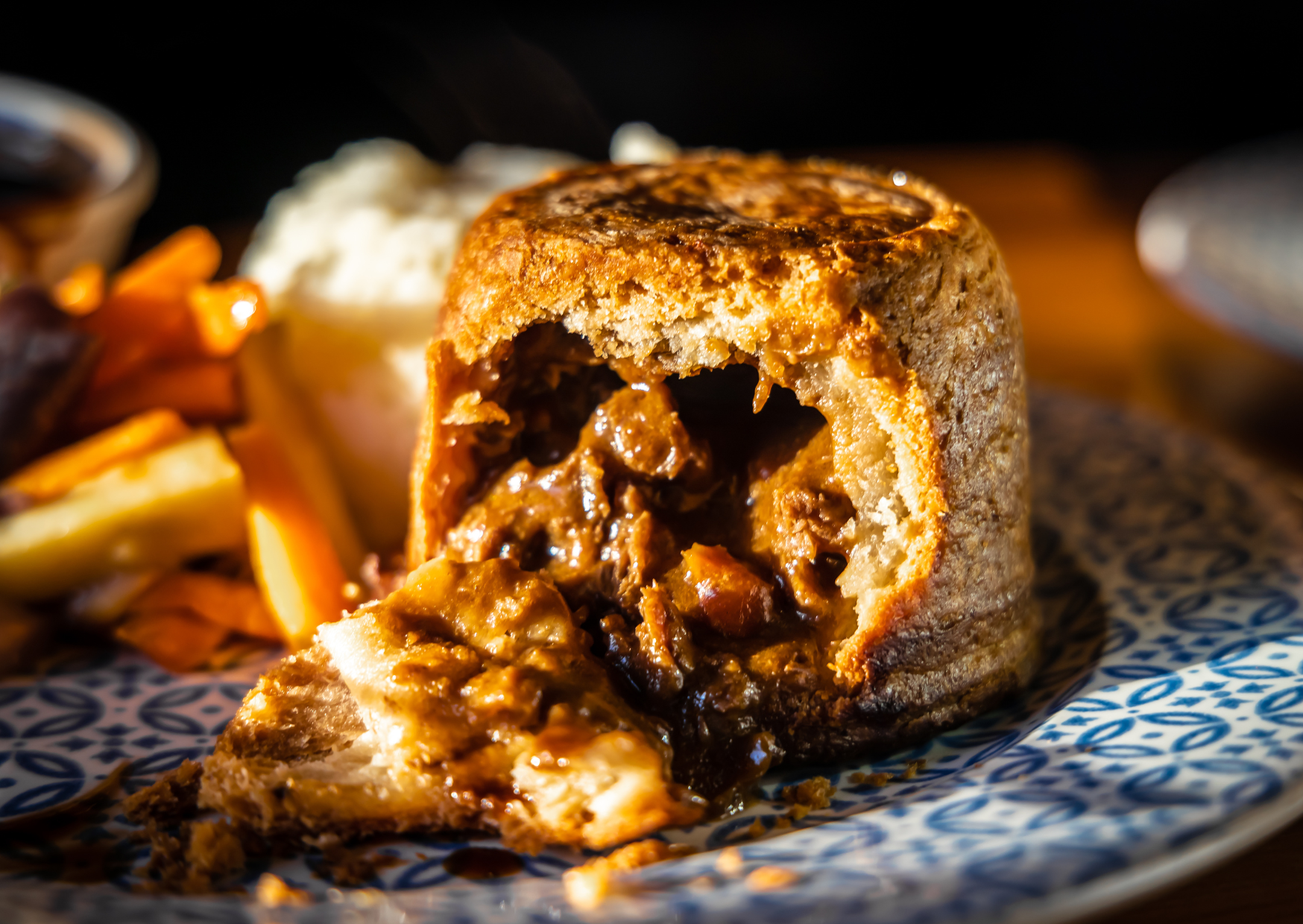 British Food Steak and ale pie