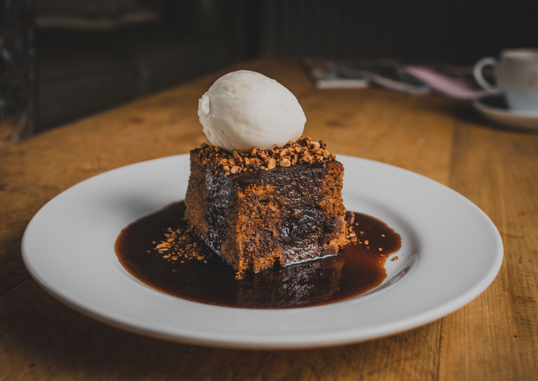 British Food Sticky toffee pudding