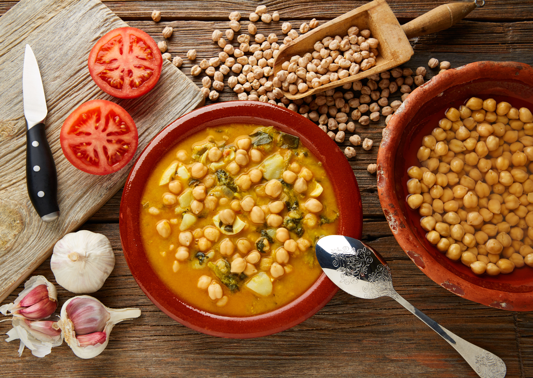 Spanish chickpea stew