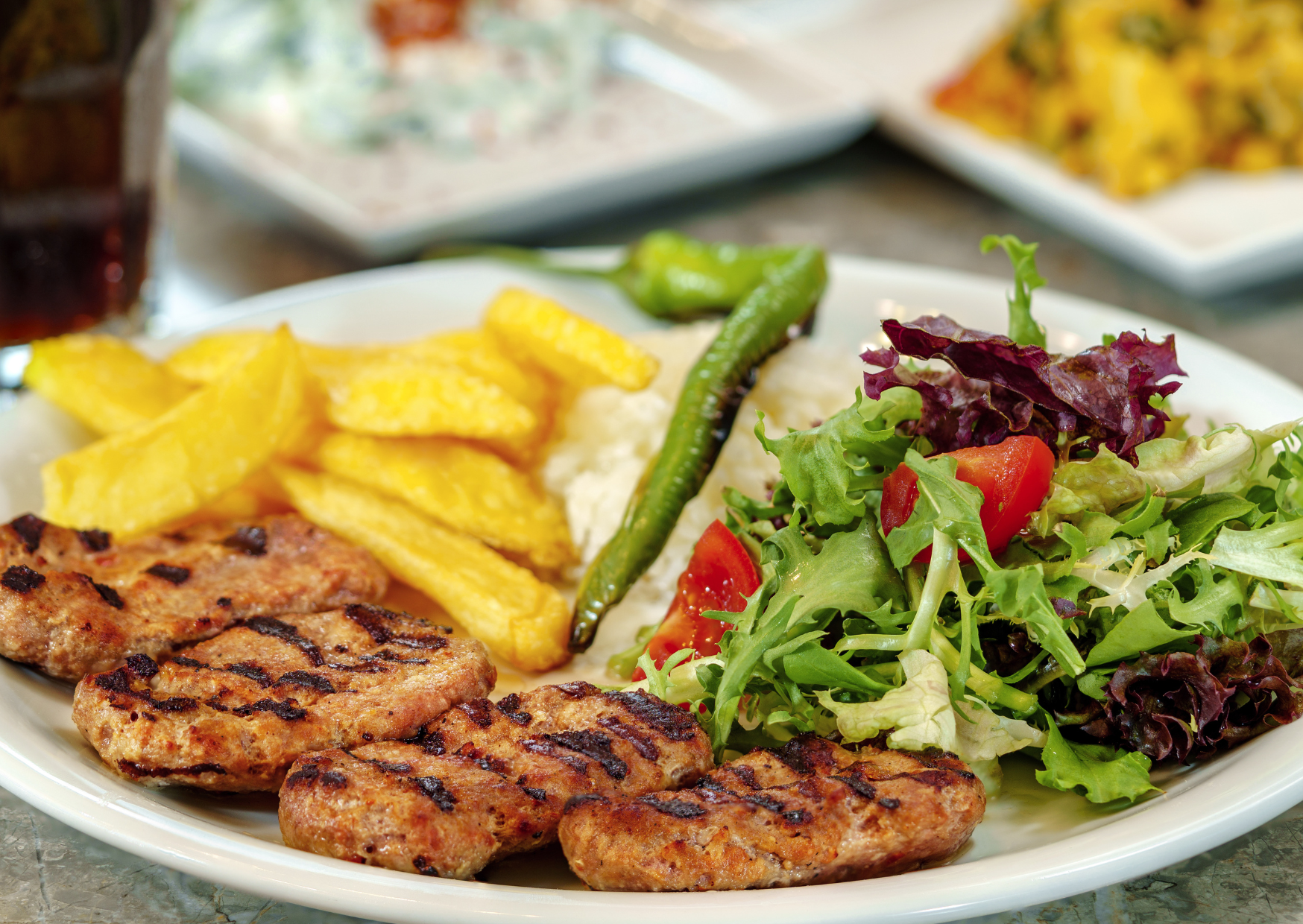 Eating european portion size 4