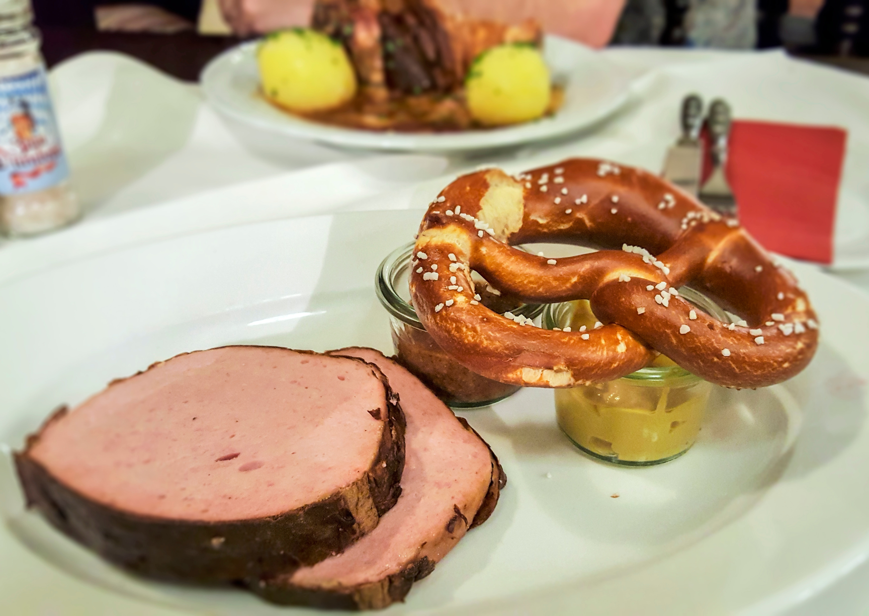 German Dishes Leberkase