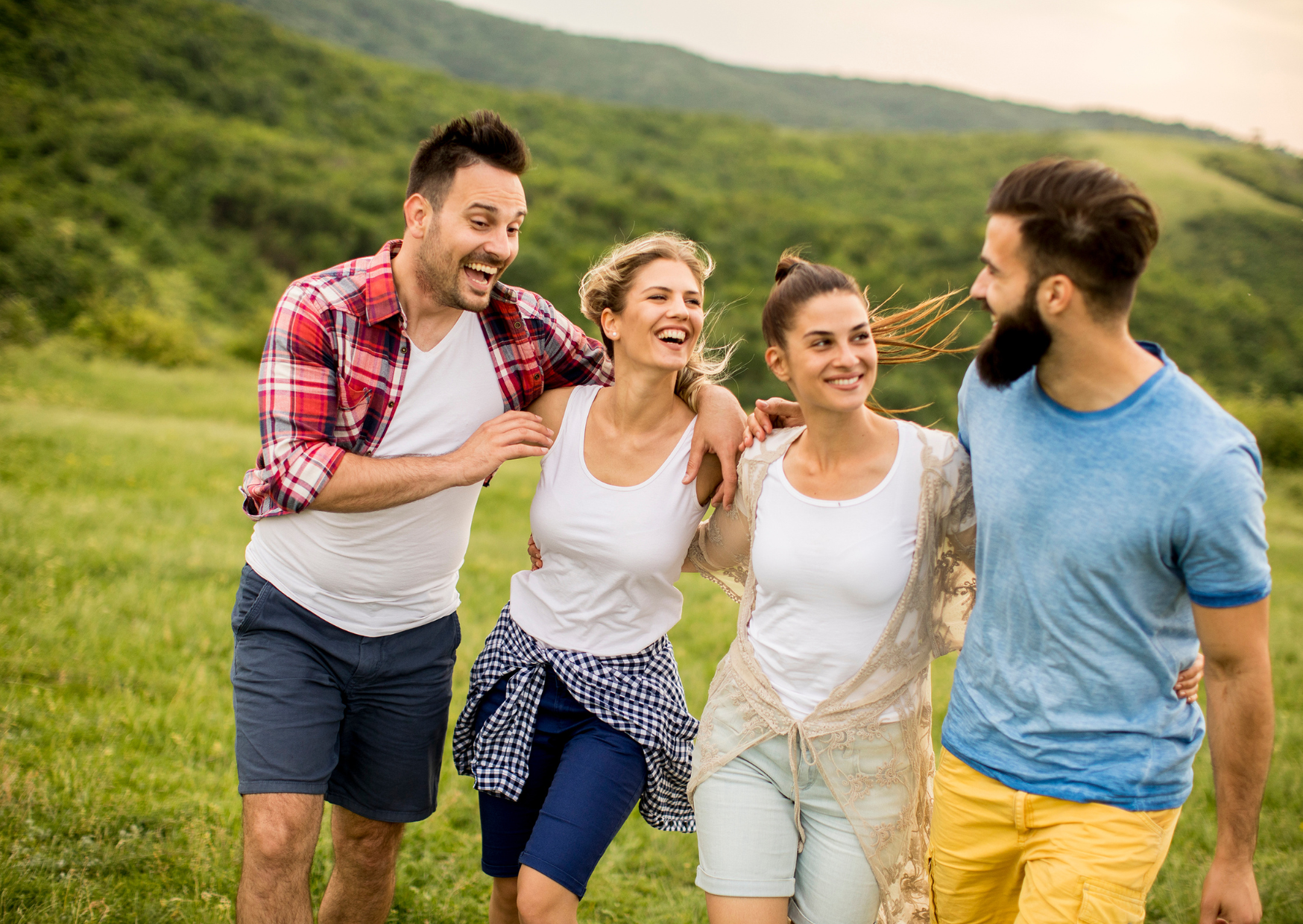 Happy European people 6