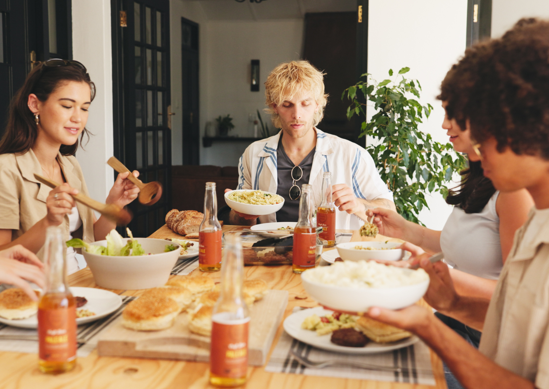 eating french cuisine
